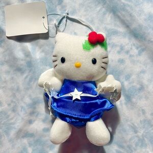 Vintage 2002 Hello Kitty Sanrio blue angel Christmas plush - BRAND NEW WITH TAG